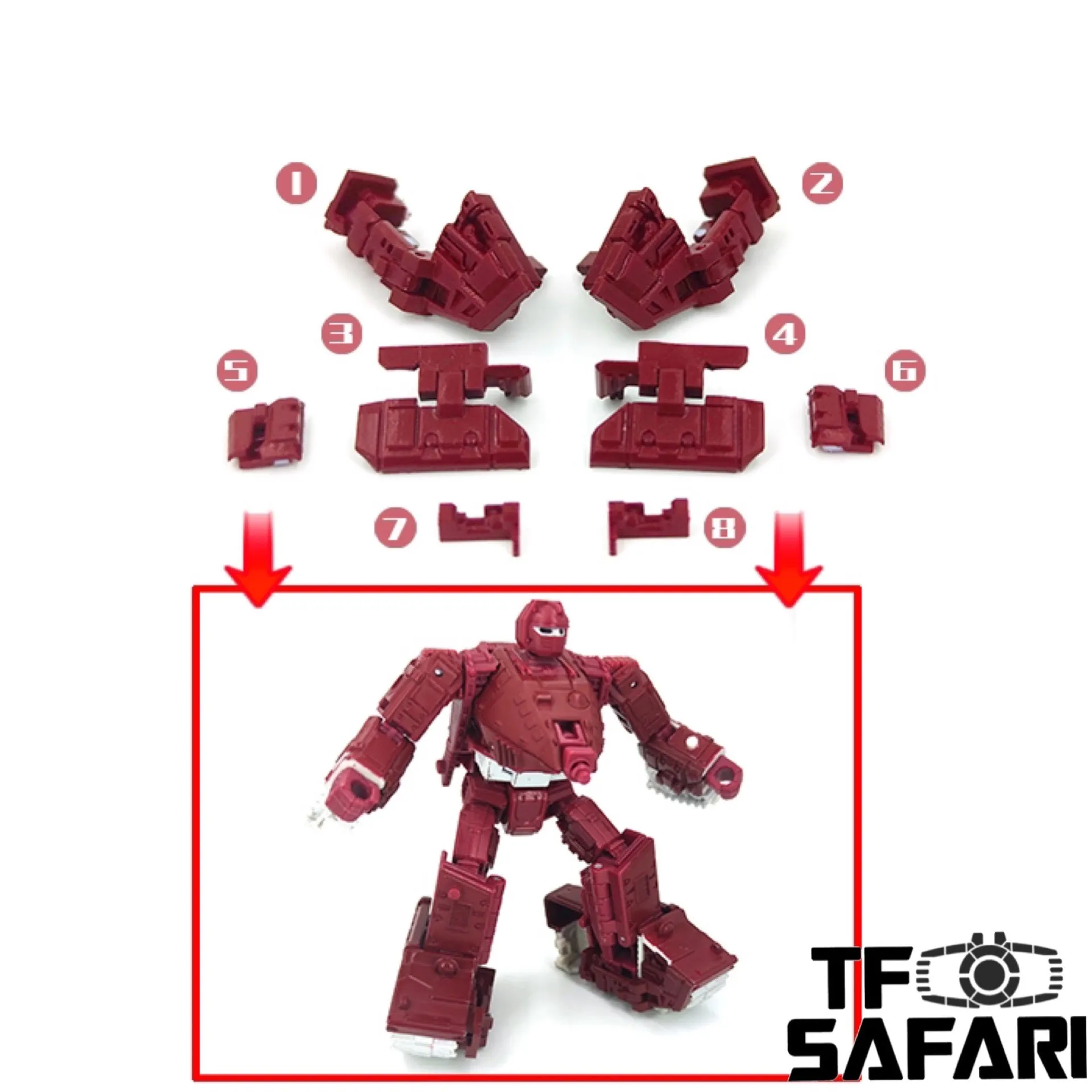 Go Better Studio GX-24 GX24 Gap Fillers for WFC Kingdom Warpath Upgrade Kit